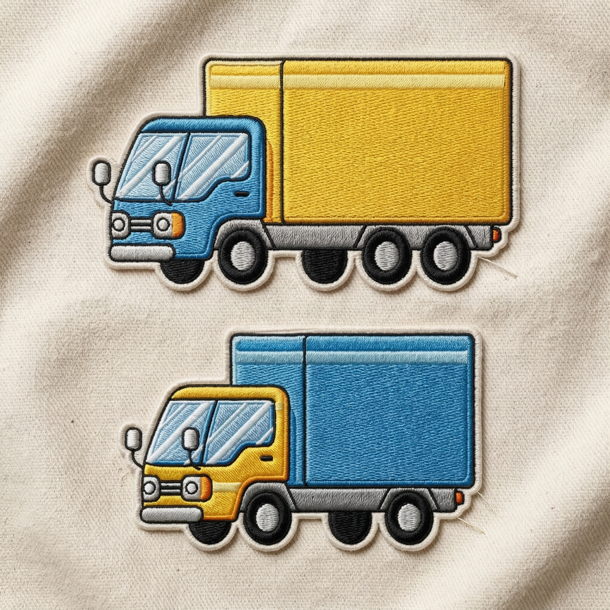 Big Trucks Embroidery Design – Truck Machine Embroidery File (DST, PES, JEF, EXP, VP3)